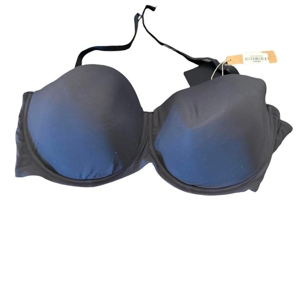 Skims Fits Everybody Strapless Underwire Bra Onyx Black 44H NWOT - Picture 3 of 5